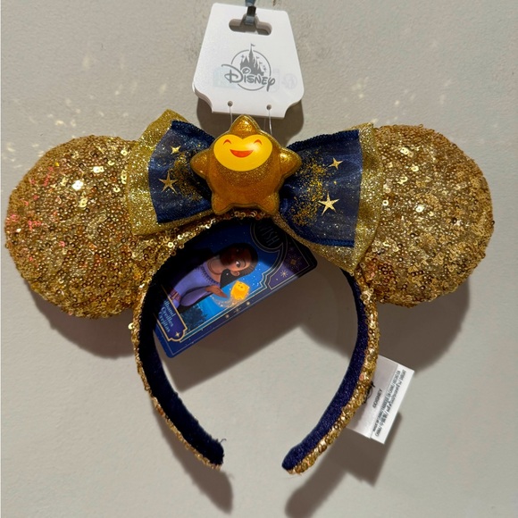 Disney Other - Official Disney Park Ears - Wish With Star